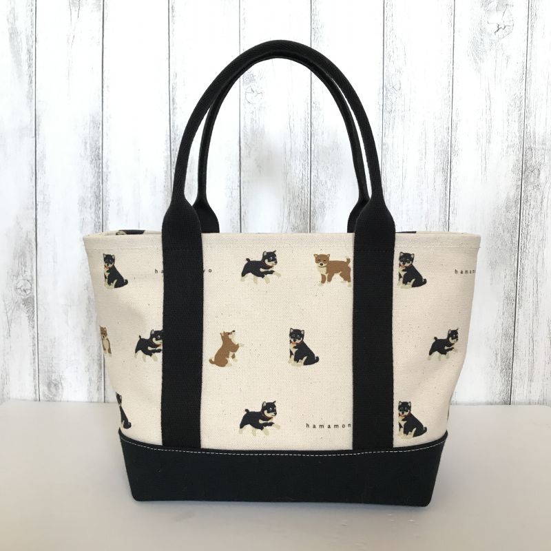 新商品 柴犬柄トートバッグm